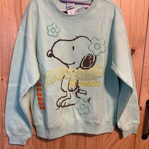 Freeze Mint Green Snoopy Sweatshirt